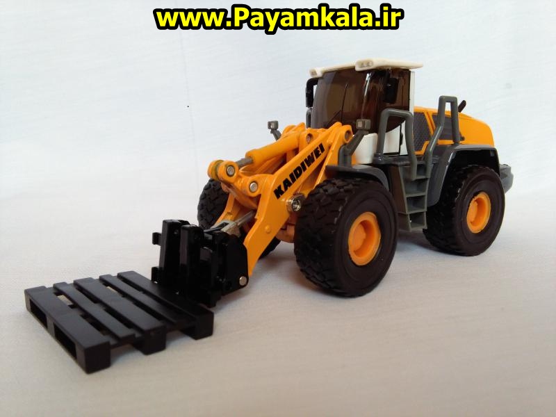 ماکت فلزی لودر چنگک دار (KDW 1:50) جعبه دار : فروشگاه اینترنتی پیام کالا خرید فروش انواع کالا