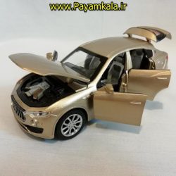 (شش در بازشو+پخش موسیقی) اسباب بازی ماشین مازراتی (MASERATI) موزیکال-چراغدار فلزی شاسی بلند