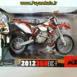 (سایز بزرگ) ماکت فلزی موتورسیکلت کی تی ام (KTM 2012 350 EXC-F)(1/12) 