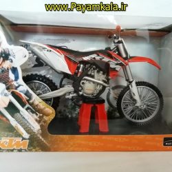 (سایز بزرگ) ماکت فلزی موتورسیکلت کی تی ام (KTM 350 SXF 2012)(1/12)