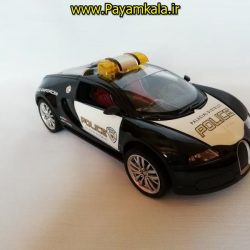 (موزیکال-چراغدار) ماکت فلزی عقب کش بوگاتی بزرگ (1:24) (Bugatti)