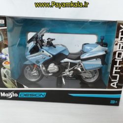 ماکت فلزی موتورسیکلت ب ام و پلیس (BMW R1200RT POLIZIA BY MAISTO)(1/18) 