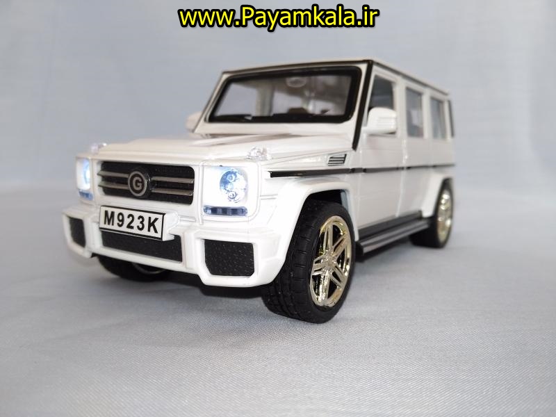 ماکت اسباب بازی بنز شاسی بلند (MERCEDES-BENZ SUV) بزرگ چراغدار-موزیکال 1/24