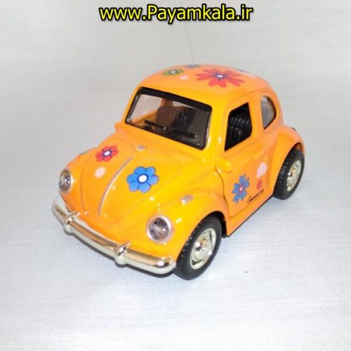 اسباب بازی ماشین فلزی فولکس فانتزی گلدار