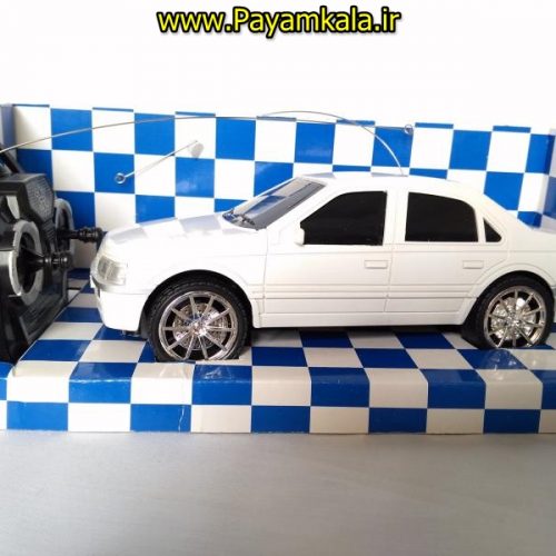 ماشین کنترلی چراغدار 4 کانال باطری خور پژو 405 بزرگ مقیاس 1:18