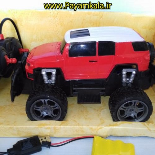 (چهارکاناله) ماشین کنترلی FJ CRUISER شارژی آفرود بزرگ مقیاس 1:16 رنگ قرمز