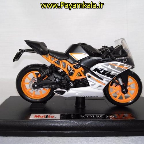 ماکت فلزی موتورسیکلت کی تی ام (KTM RC 390 BY MAISTO)(1/18)