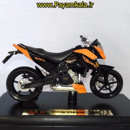 ماکت فلزی موتورسیکلت کی تی ام (KTM 690 DUKE BY MAISTO)(1/18)