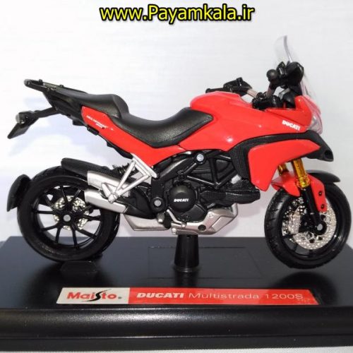 ماکت فلزی موتورسیکلت دوکاتی (DUCATI MULTISTRADA 1200S BY MAISTO)(1/18)