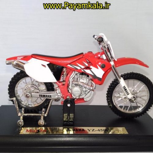 ماکت فلزی موتورسیکلت یاماها (YAMAHA YZ-450F BY MAISTO)(1/18)