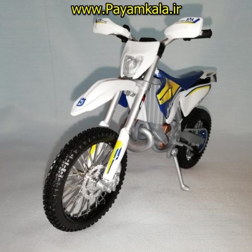 (سایز بزرگ) ماکت فلزی موتورسیکلت هوندا (HONDA HUSQVARNA FE 501 BY MAISTO)(1/12)