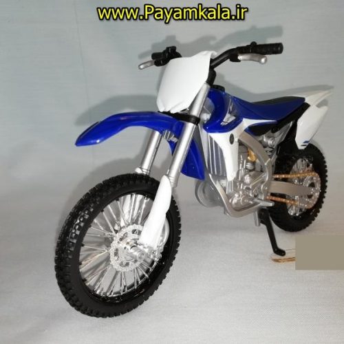 (سایز بزرگ) ماکت فلزی موتورسیکلت یاماها (YAMAHA YZ450F BY MAISTO)(1/12)