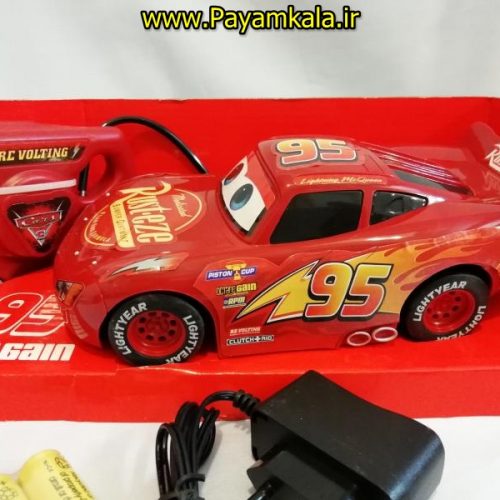 (چهارکاناله) ماشین کنترلی مک کویین شارژی بزرگ مقیاس 1:16 (Lightning McQueen)