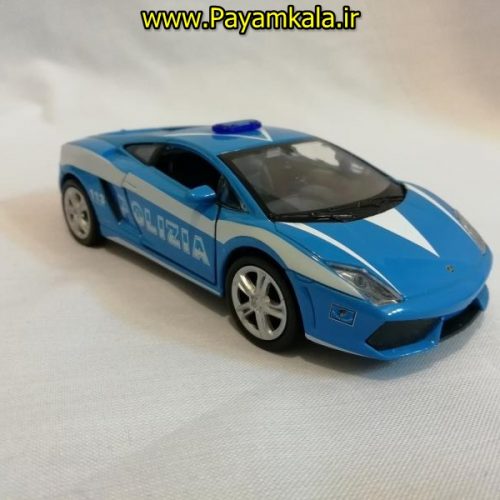 ماشین اسباب بازی لامبورگینی پلیس (LAMBORGHINI GALLARDO LP560-4 BY WELLY)
