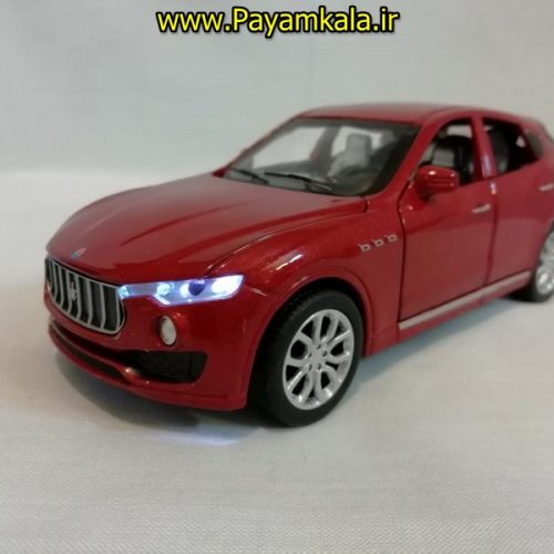 (شش در بازشو+پخش موسیقی) اسباب بازی ماشین مازراتی (MASERATI) موزیکال-چراغدار فلزی شاسی بلند