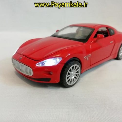 (چهار در بازشو+پخش موسیقی) اسباب بازی ماشین مازراتی متوسط (MASERATI) موزیکال-چراغدار فلزی