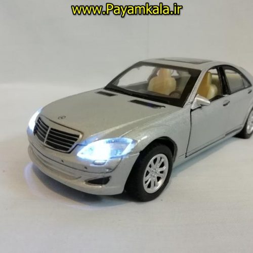 (چهار در بازشو) اسباب بازی ماشین بنز متوسط (BENZ) موزیکال-چراغدار فلزی