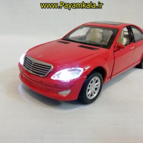 (چهار در بازشو) اسباب بازی ماشین بنز متوسط (BENZ) موزیکال-چراغدار فلزی