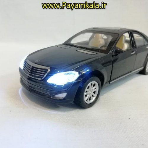 (چهار در بازشو) اسباب بازی ماشین بنز متوسط (BENZ) موزیکال-چراغدار فلزی
