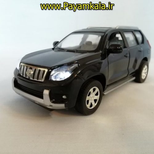 اسباب بازی ماشین تویوتا لندکروزر پرادو متوسط (2009 PRADO) موزیکال-چراغدار فلزی