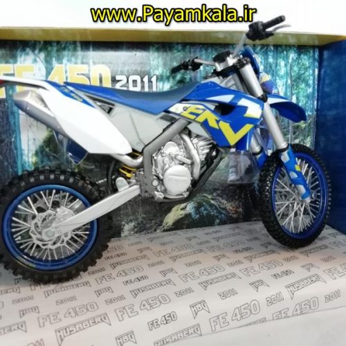 (سایز بزرگ) ماکت فلزی موتورسیکلت هوسابرگ (HUSABERG FE450 2011)(1/12)