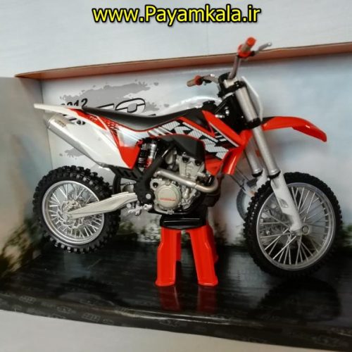 (سایز بزرگ) ماکت فلزی موتورسیکلت کی تی ام (KTM 350 SXF 2012)(1/12)
