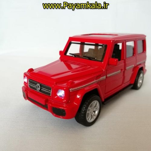 (MERCEDES-BENZ) اسباب بازی ماشین بنز G کلاس شاسی بلند چراغدار-موزیکال (کد 22/4A)