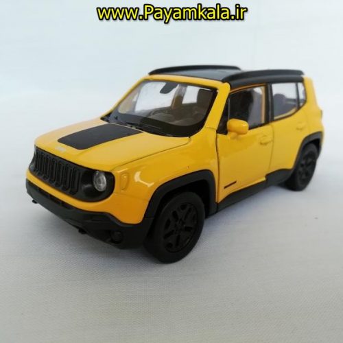 ماشین اسباب بازی جیپ (JEEP RENEGADE TRAILHAWK BY WELLY)
