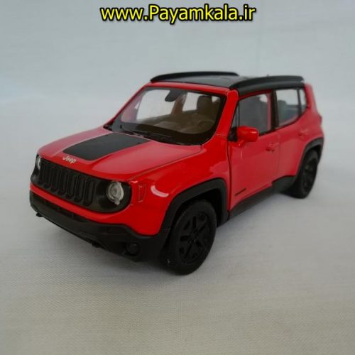 ماشین اسباب بازی جیپ (JEEP RENEGADE TRAILHAWK BY WELLY)