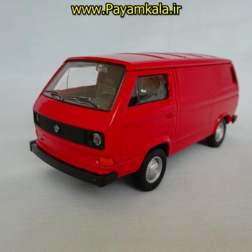 ماشین اسباب بازی فولکس واگن ون (VW T3 VAN BY WELLY)