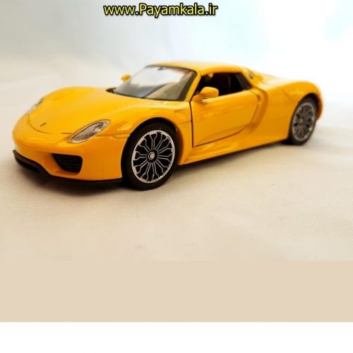 ماشین اسباب بازی پورشه (PORSCHE 918 SPYDER BY WELLY)