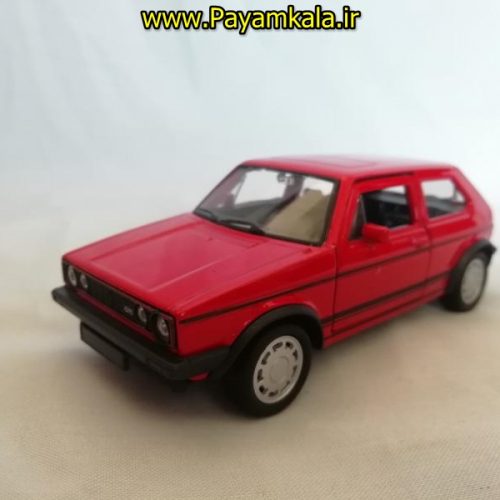 ماشین اسباب بازی فولکس گلف (VOLKSWAGEN GOLF I GTI BY WELLY)