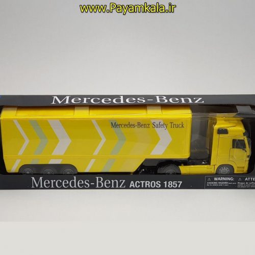 (ترانزیت) ماکت تریلی مرسدس بنز اکتروس1857 (MERCEDES-BENZ ACTROS 1857 BY NEWRAY) بزرگ 1:32 ساخت نیوری