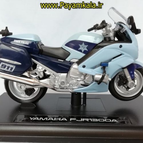 ماکت فلزی موتورسیکلت یاماها پلیس ایالتی (YAMAHA FJR1300A BY MAISTO)(1/18)
