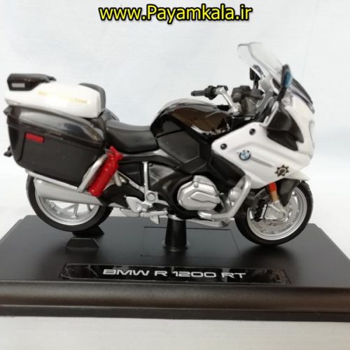 ماکت فلزی موتورسیکلت ب ام و گشت بزرگراه (BMW R 1200RT CALIFORNIA HIGHWAY PATROL BY MAISTO)(1/18)
