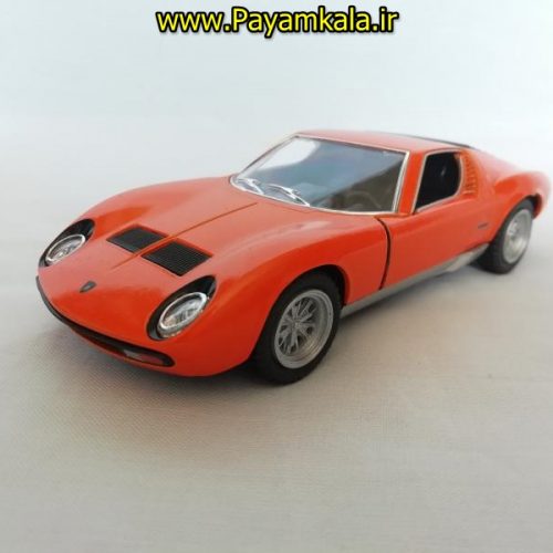 ماکت ماشین اسباب بازی لامبورگینی میورا فلزی عقب کش (LAMBORGHINI MIURA P400)