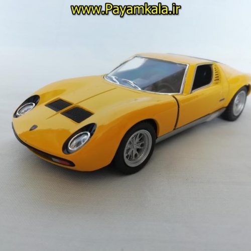 ماکت ماشین اسباب بازی لامبورگینی میورا فلزی عقب کش (LAMBORGHINI MIURA P400)