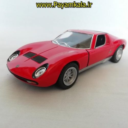 ماکت ماشین اسباب بازی لامبورگینی میورا فلزی عقب کش (LAMBORGHINI MIURA P400)