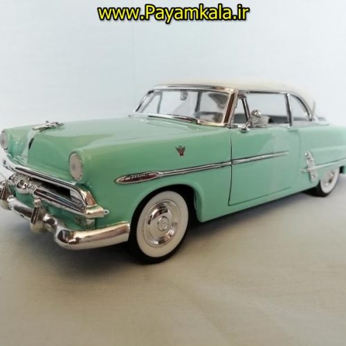 ماکت فلزی فورد ویکتوریا (1:24) (1953) ( BUICK RIVIERA BY WELLY) آبی روشن