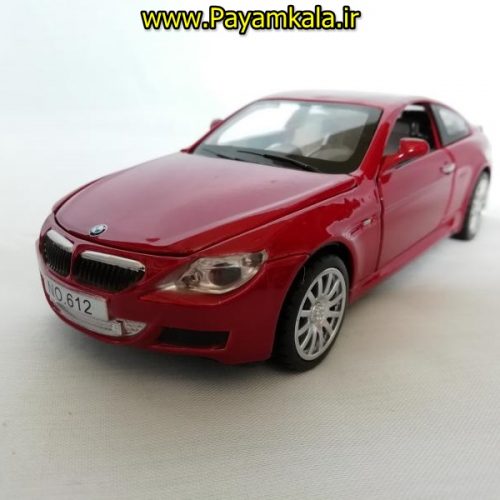 ماکت فلزی ماشین عقب کش موزیکال چراغدار اسباب بازی ب ام و (BMW M6 BY DIECAST REPLICA)