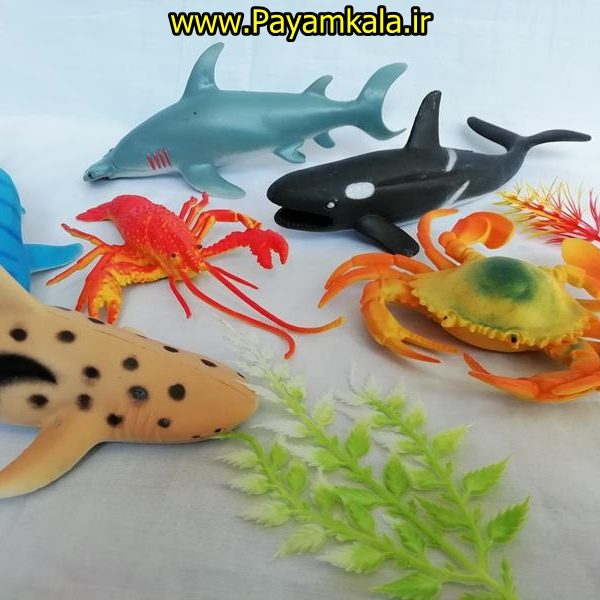 بسته شش تایی فیگور حیوانات دریایی (Sea Animal)