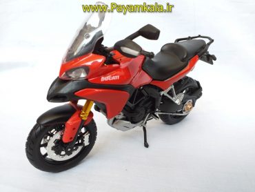 (سایز بزرگ) ماکت فلزی موتورسیکلت دوکاتی (DUCATI MULTISTRADA 1200S BY MAISTO)(1/12)