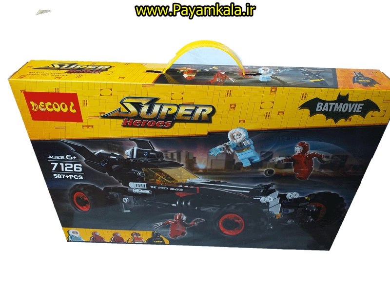 لگو ماشین بتمن و رابین (DECOOL 7126) تعداد قطعات 587