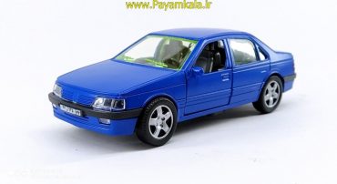 ماشین اسباب بازی پژو 405 آبی کاربنی